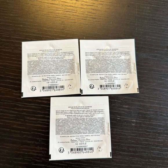 DIOR Capture totale le serum sample packets of 3 - Picture 3 of 3